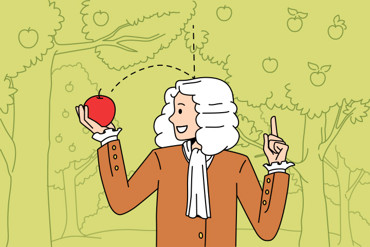 Sir Isaac Newton was inspired by a fruit.