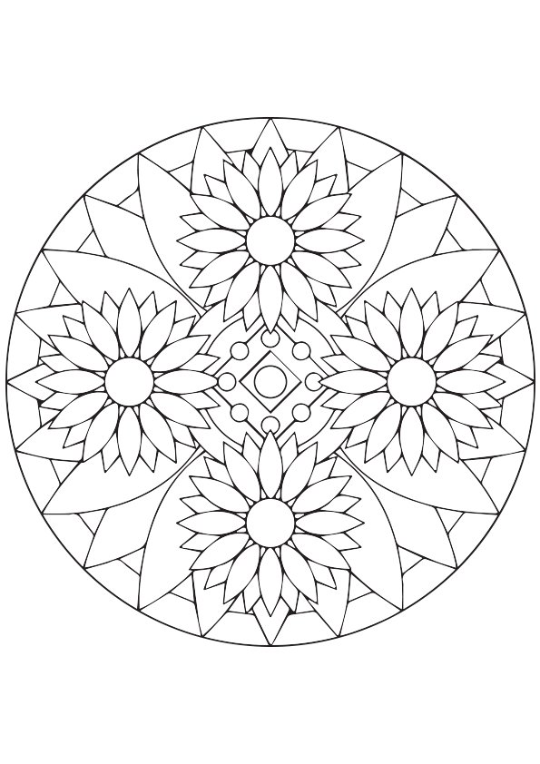 Sunflower-Mandala