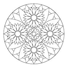 Sunflower-Mandala