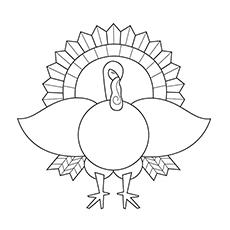 Turkey The Gobble coloring page