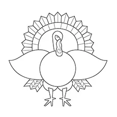 Turkey The Gobble coloring page