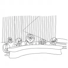 The Headquarter, Inside Out coloring page