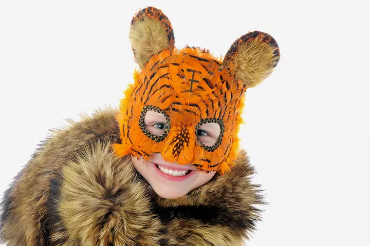 Tiger Halloween costume for kids
