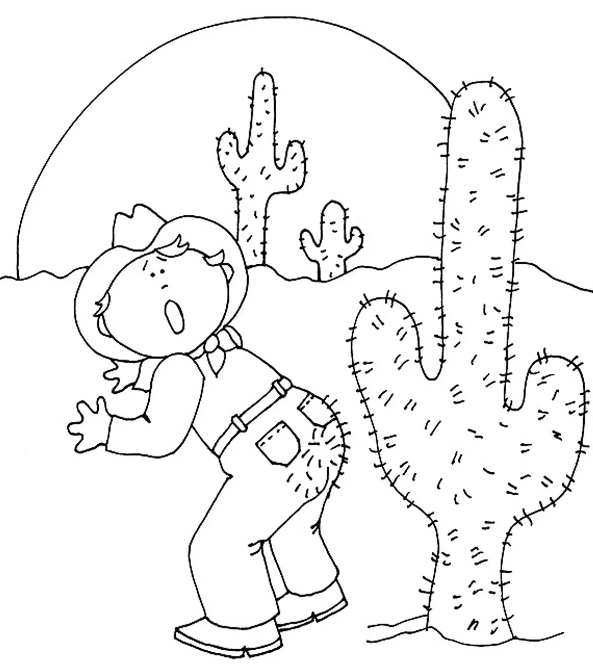 Top 10 Cactus Coloring Pages For Toddlers