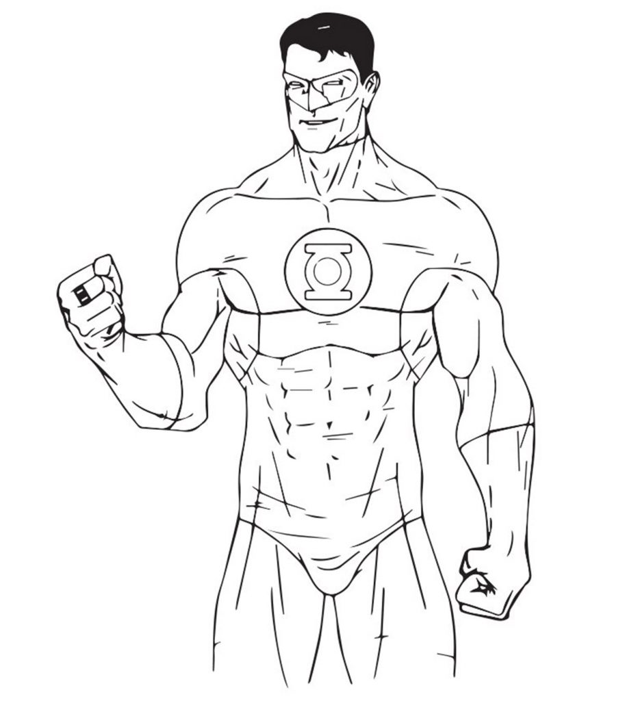 Download Top 10 Green Lantern Coloring Pages For Toddlers