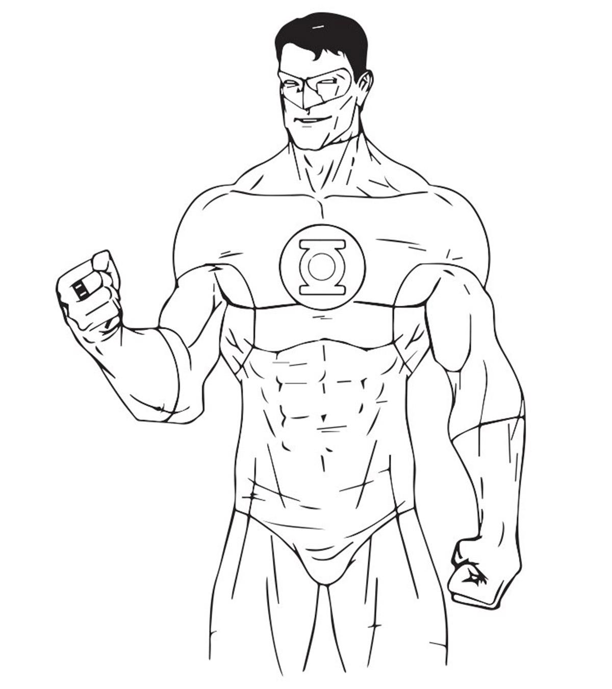 Super Heros Coloring Pages MomJunction