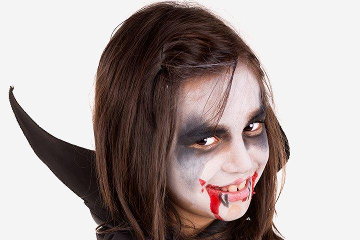 vampire face paint for kids