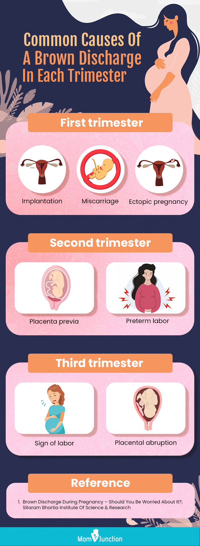 brown vaginal discharge before period