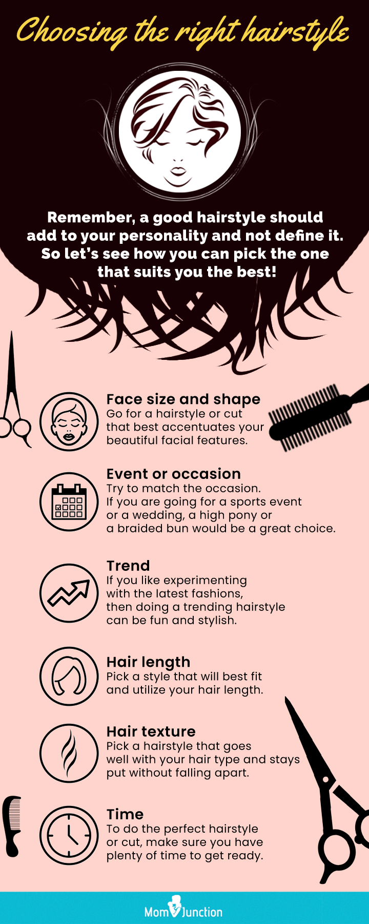 stylish haircuts and trendy hairstyles for teenage girls [infographic]