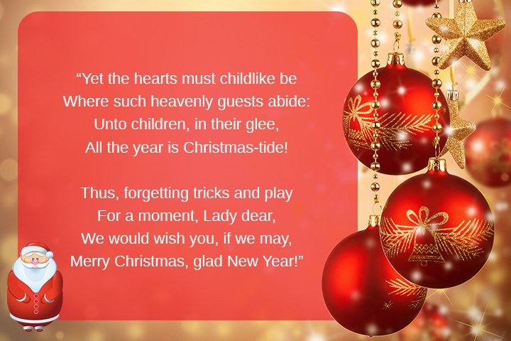 Christmas Greetings Christmas poem for kids
