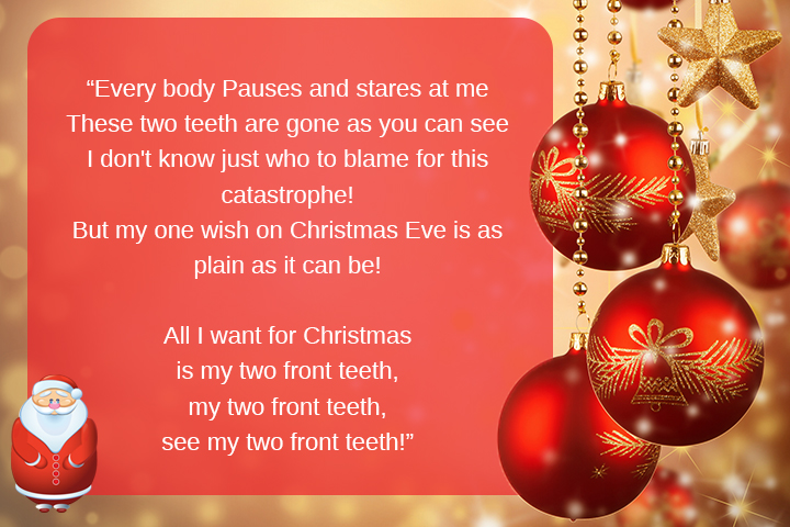 All I Want For Christmas (Is My Two Front Teeth) song for kids