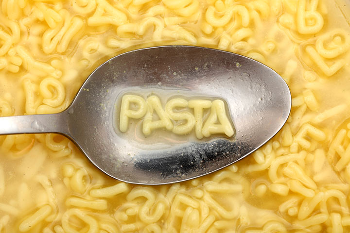 Alphabet Pasta Soup