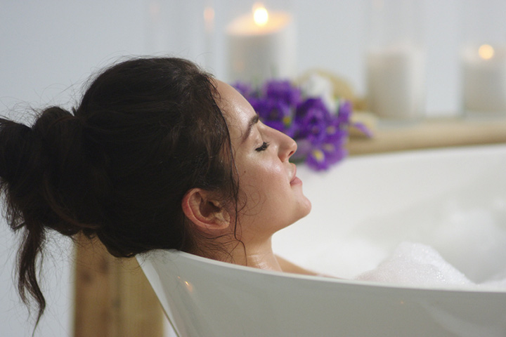 Avoid taking bubble baths to prevent irritating your vaginal area