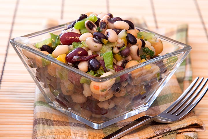 Black Bean Chimichuri Salad lunch idea for teens