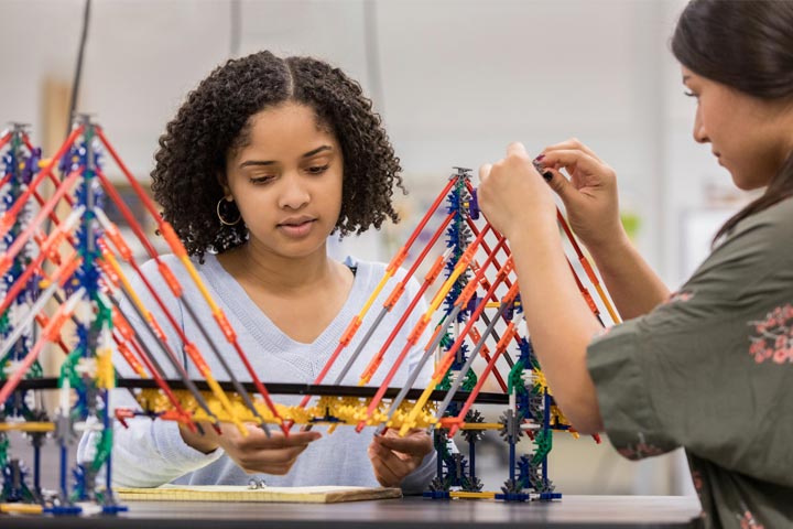 Teen team building activities, Build a bridge