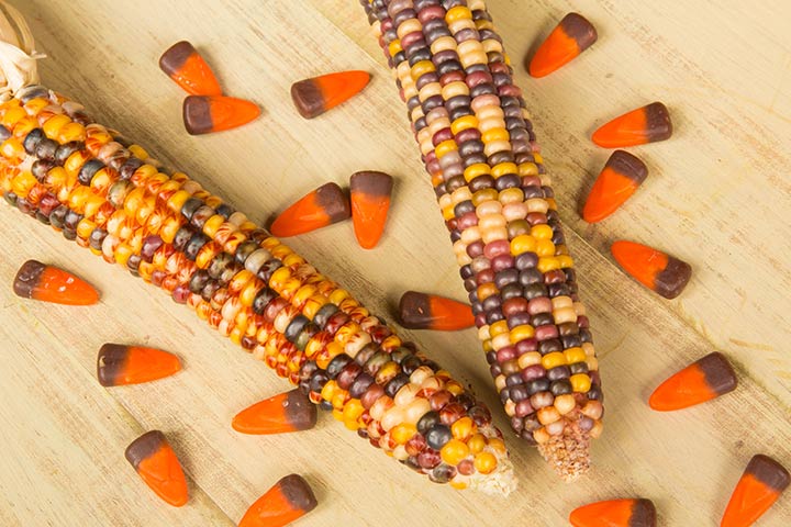 Candy corn stacking contest, tween birthday party games