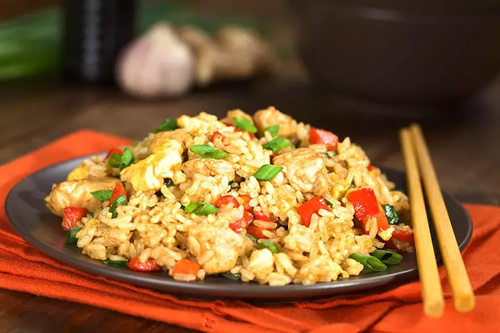 Chicken Fried Rice lunch idea for teens
