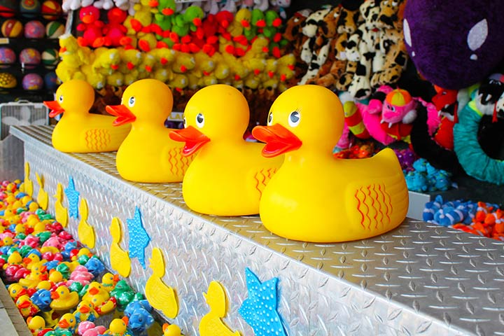 Duck pond carnival games for kids