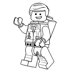 Lego Movie Emmet coloring Page
