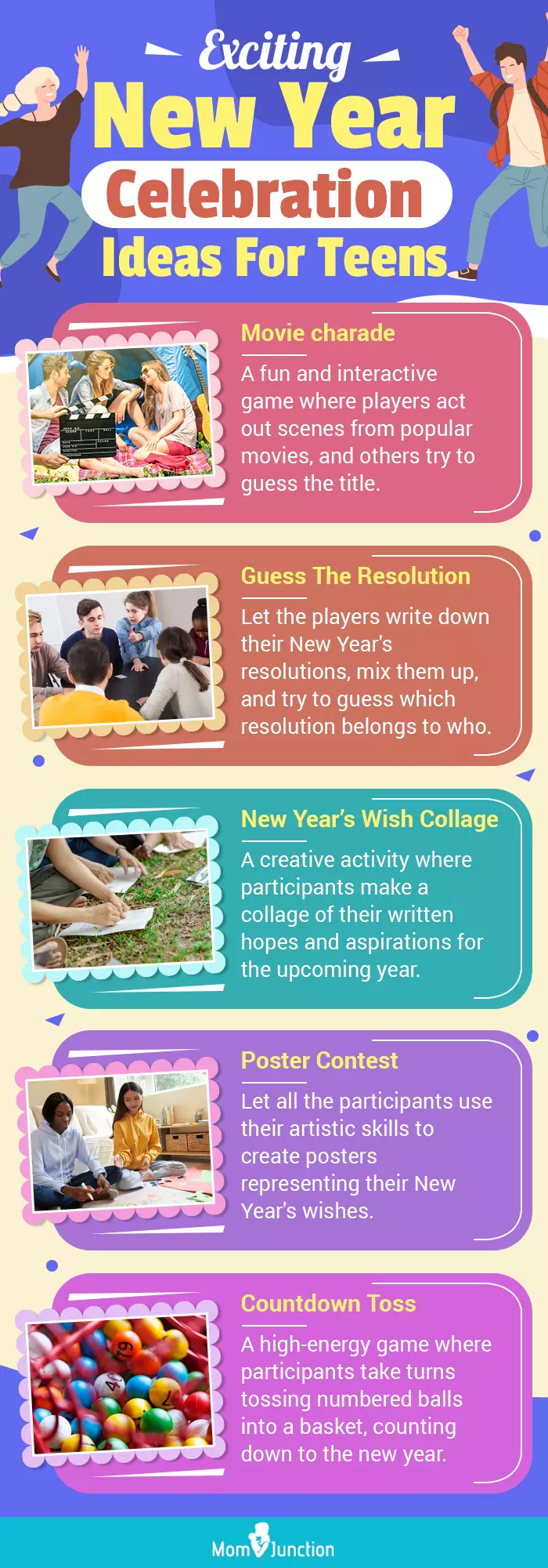 exciting new year celebration ideas for teens (infographic)