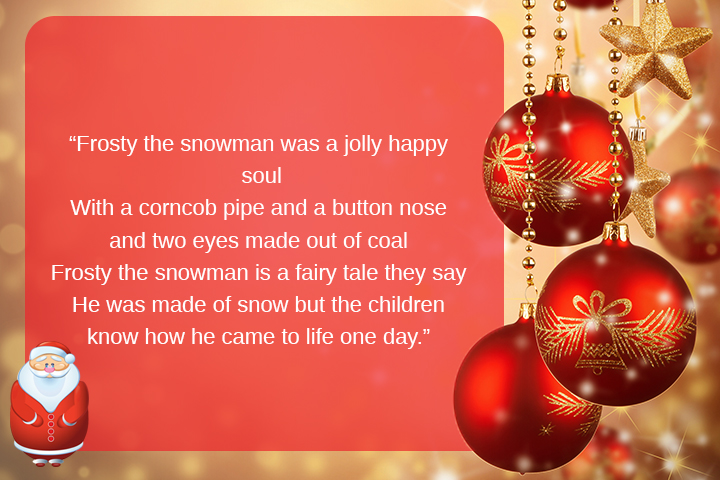 Frosty The Snowman Christmas song for kids