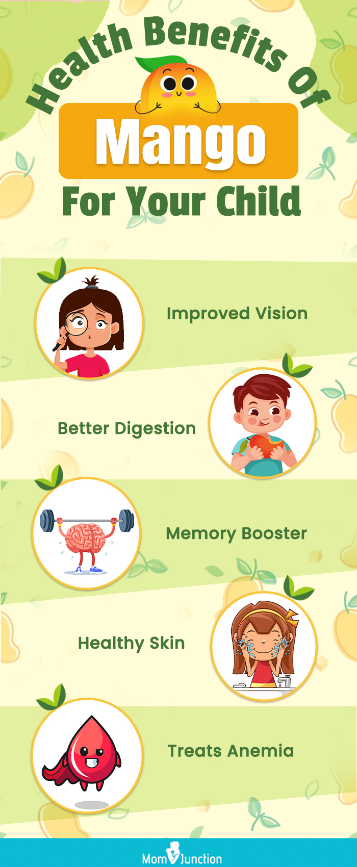 health benefits of mango for your child (infographic)