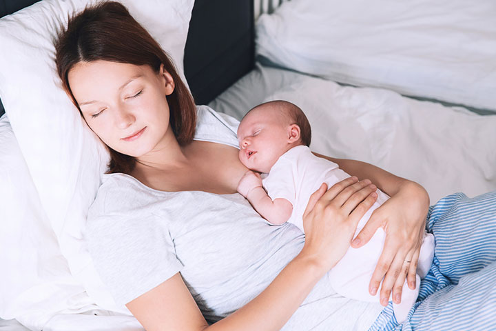 Increased prolactin secretion may make mothers fall asleep while breastfeeding