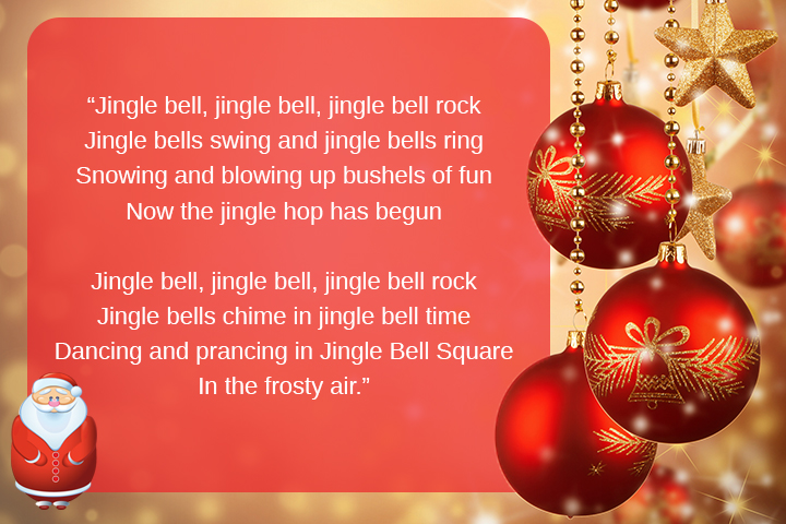 Jingle Bell Rock Christmas song for kids