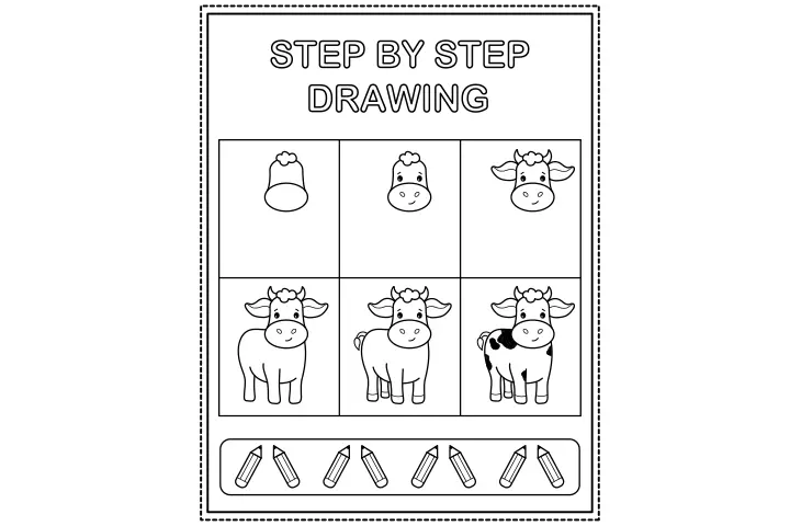 Learn To Draw A Cow