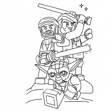 Lego Star Wars coloring Page