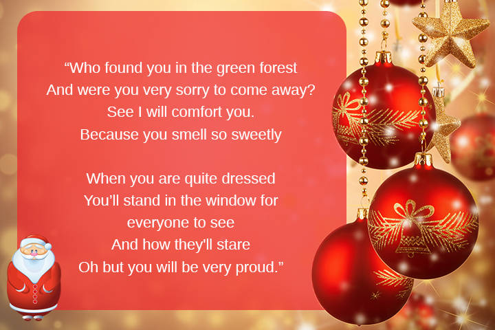 Little Tree Christmas poem for kids