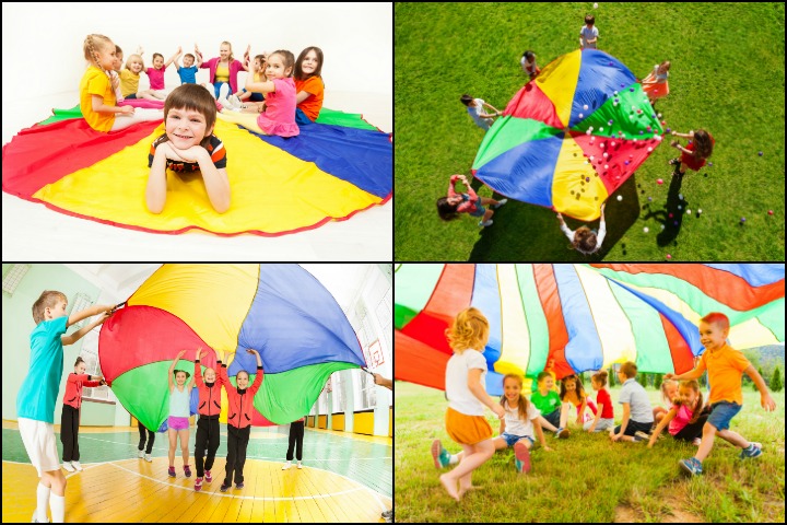 Parachute Spelletjes En Activiteiten Voor Kinderen