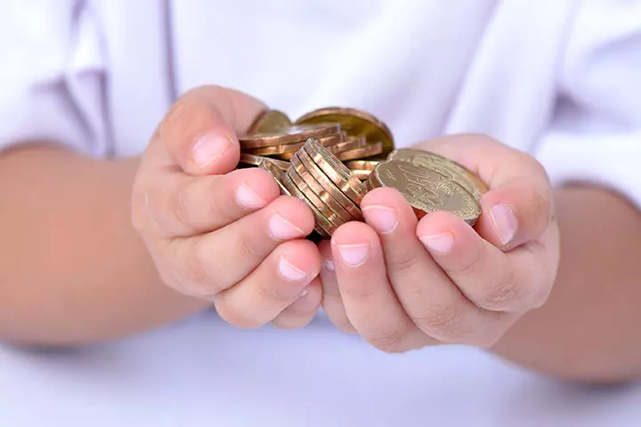 Penny drop carnival game for kids