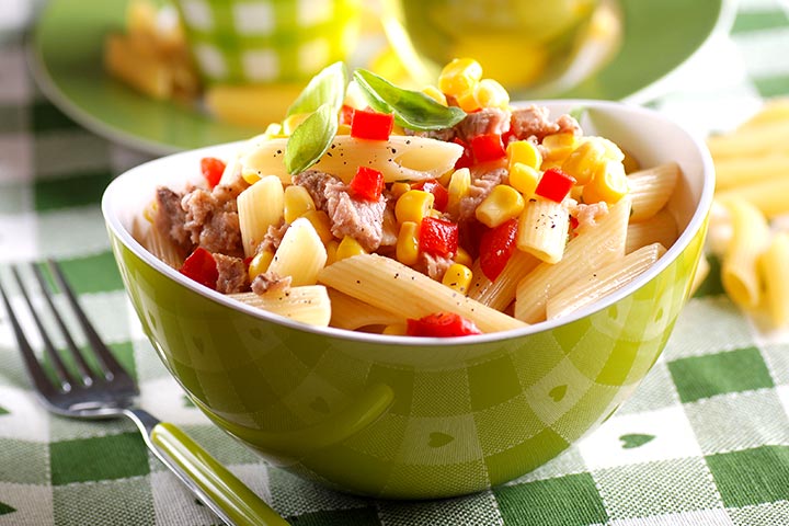 Pizza Pasta Salad lunch idea for teens