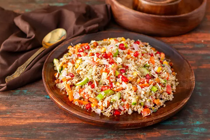 Quinoa Salad With Veggies And Feta