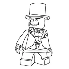 Ringmaster of Lego Movie coloring Page