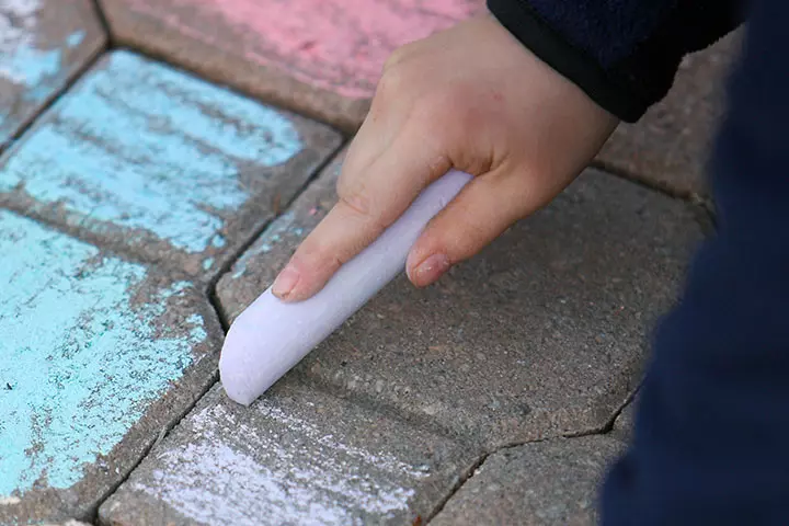 Scribbling On Backyard Tiles