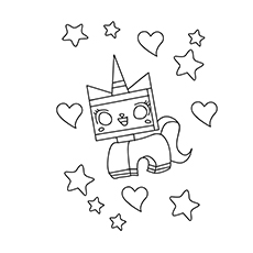 Unikitty Lego Movie coloring Page