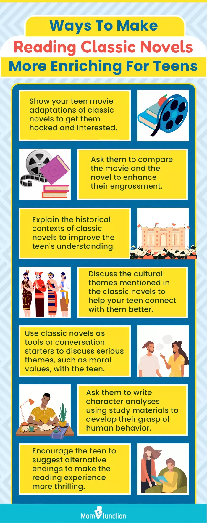 Ways To Make Reading Classic Novels More Enriching For Teens (infographic)