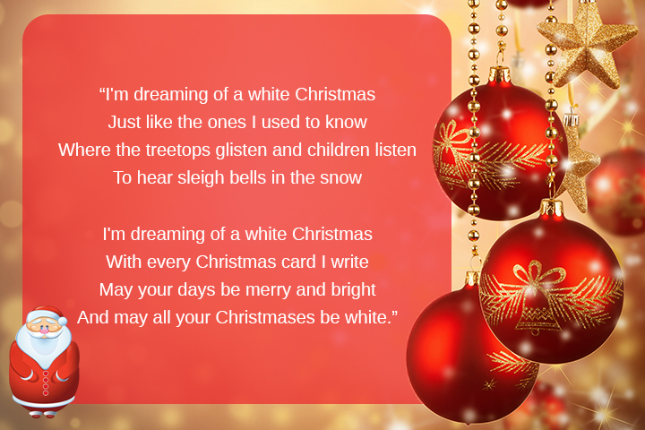 White Christmas song for kids