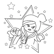 Wyldstyle Lego Movie coloring Page