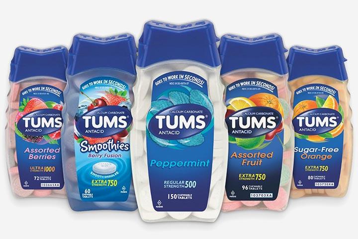 can you take tums with prilosec while pregnant