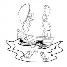 Fisherman Coloring Pages For Your Kids