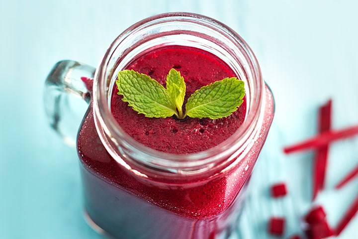 Milkshake with beetroot recipes for toddlers