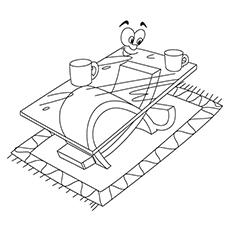 Coffee Table coloring page