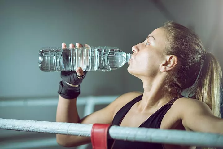 Drink water to avoid overheating