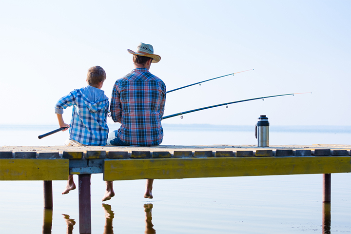 Fishing is much less about the fishing, and much more about the time alone with your kid