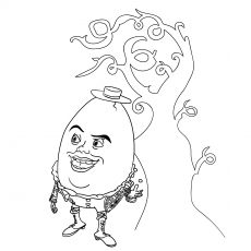 Humpty Alexander Dumpty coloring page