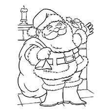 30 Cute Santa Claus Coloring Pages For Your Little Ones