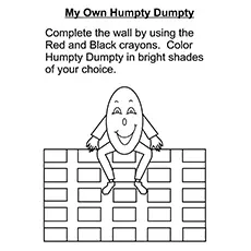 My Own Humpty Dumpty coloring page_image